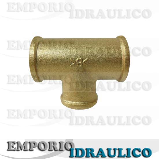 Tee Ridotta Ottone Giallo - Clicca l'immagine per chiudere